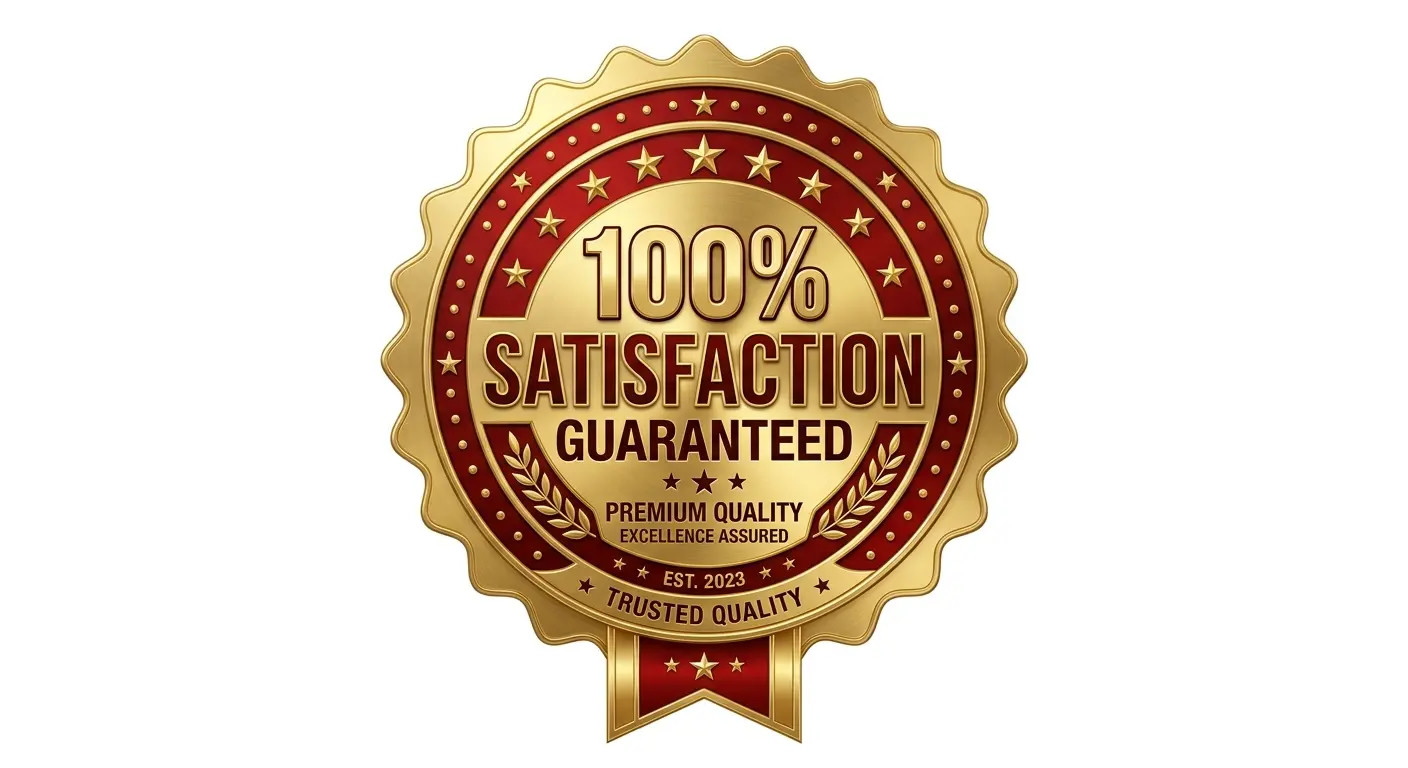 100% Satisfaction Guaranteed